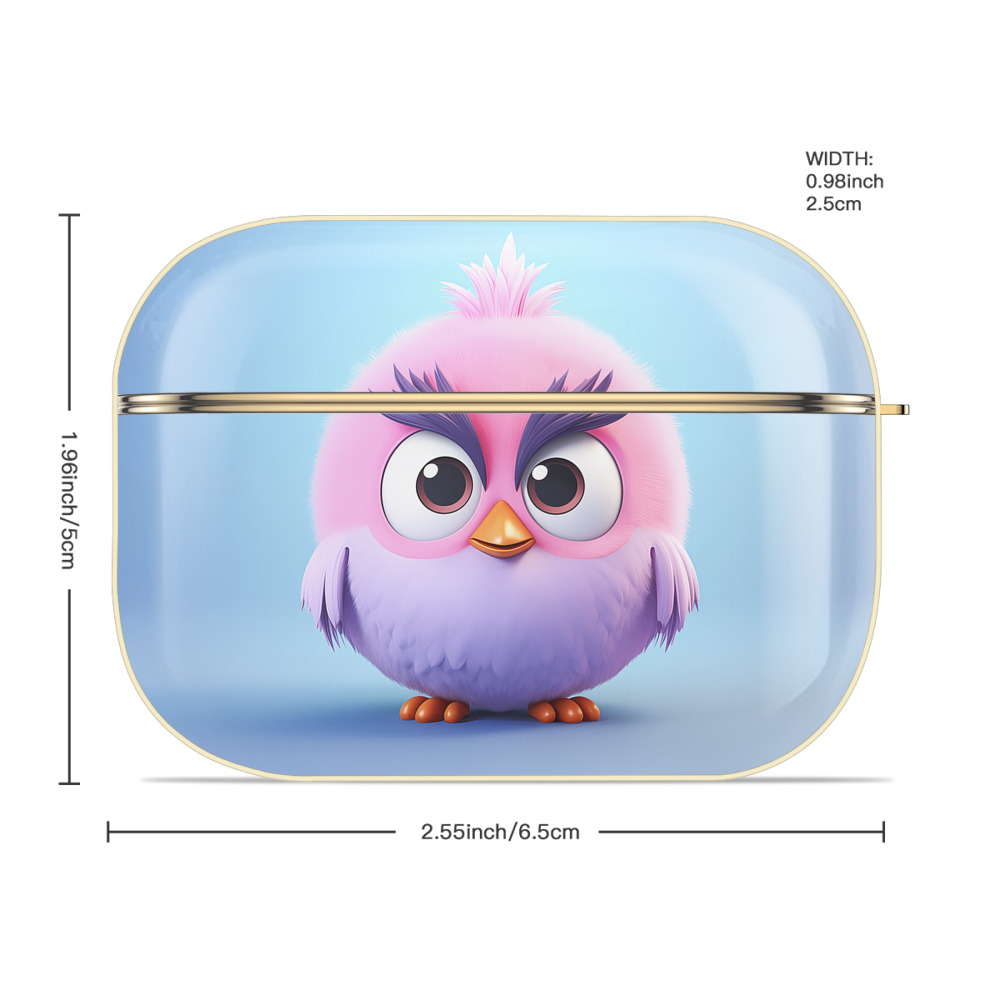 Angry Birds アングリーバード 【AirPods Pro用】ハードシェル保護ケース｜耐衝撃・防指紋・カラビナ付き商品仕様