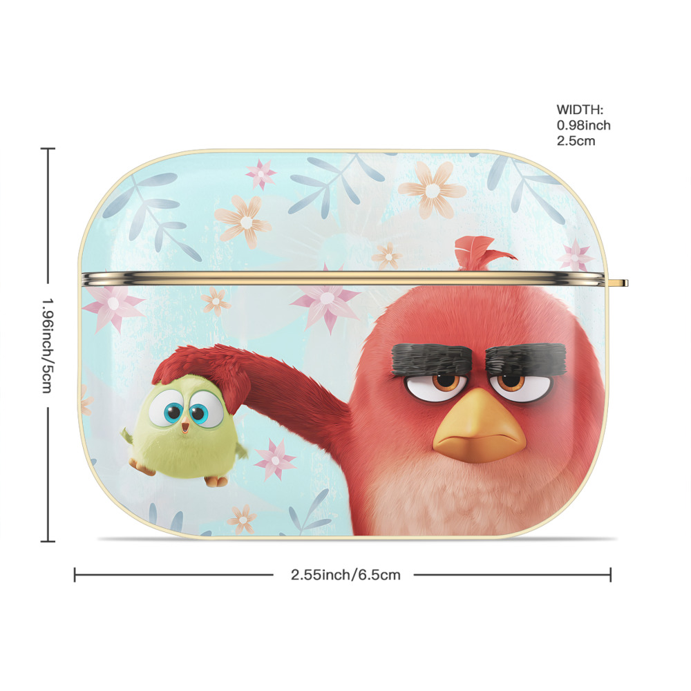 Angry Birds アングリーバード 【AirPods Pro用】ハードシェル保護ケース｜耐衝撃・防指紋・カラビナ付き商品仕様