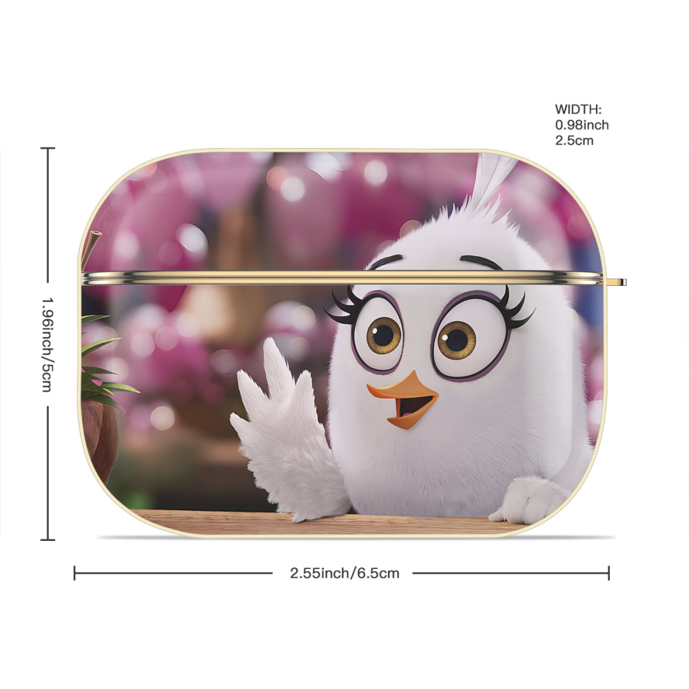 Angry Birds アングリーバード 【AirPods Pro用】ハードシェル保護ケース｜耐衝撃・防指紋・カラビナ付き商品仕様