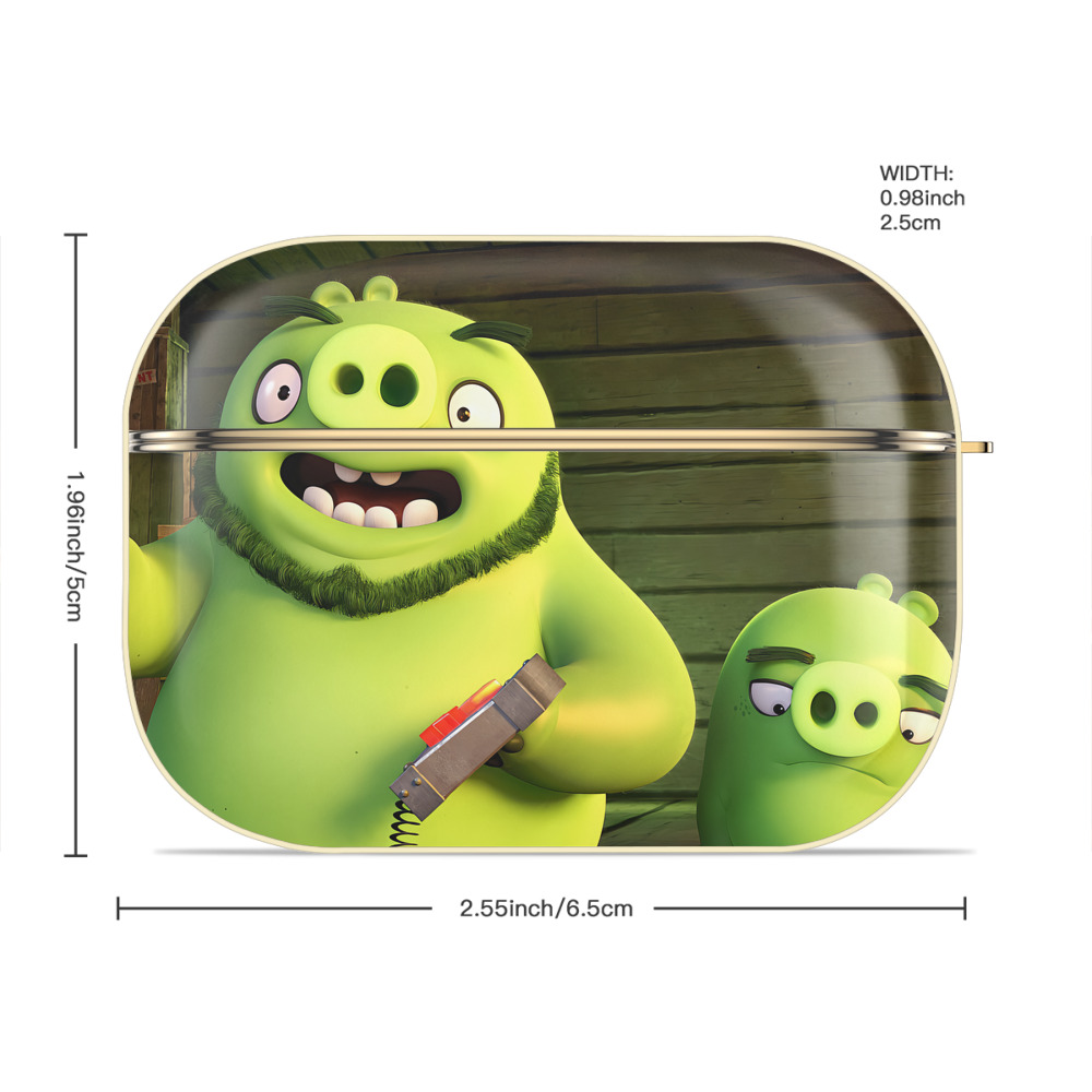 Angry Birds アングリーバード 【AirPods Pro用】ハードシェル保護ケース｜耐衝撃・防指紋・カラビナ付き商品仕様