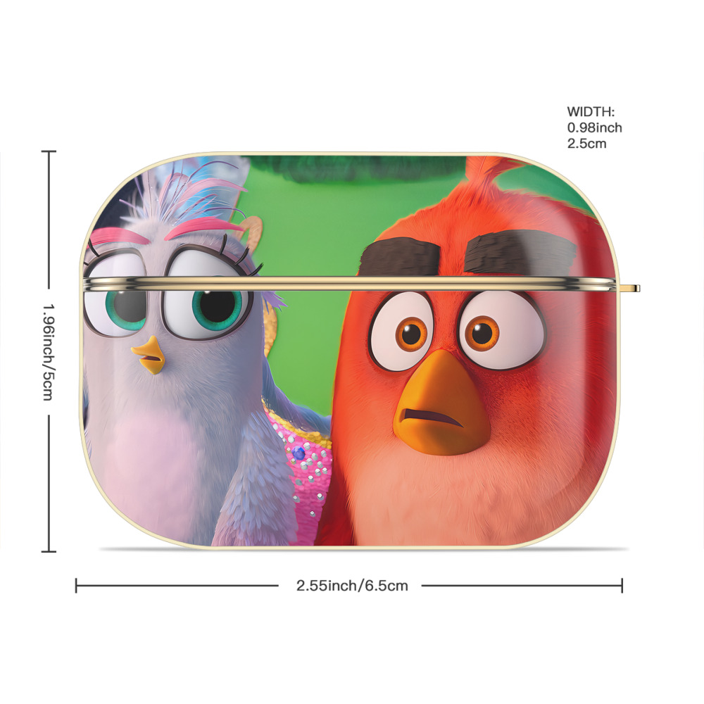 Angry Birds アングリーバード 【AirPods Pro用】ハードシェル保護ケース｜耐衝撃・防指紋・カラビナ付き商品仕様