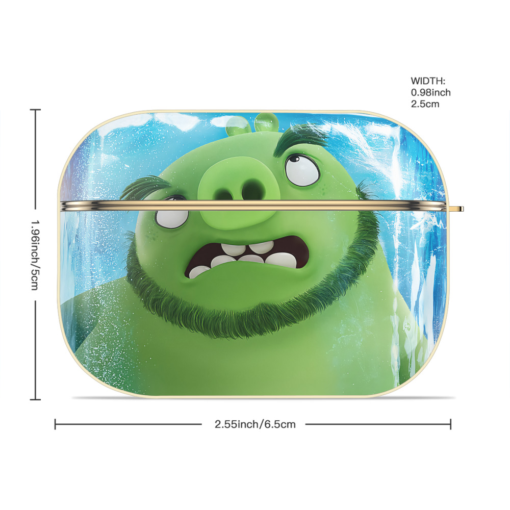 Angry Birds アングリーバード 【AirPods Pro用】ハードシェル保護ケース｜耐衝撃・防指紋・カラビナ付き商品仕様