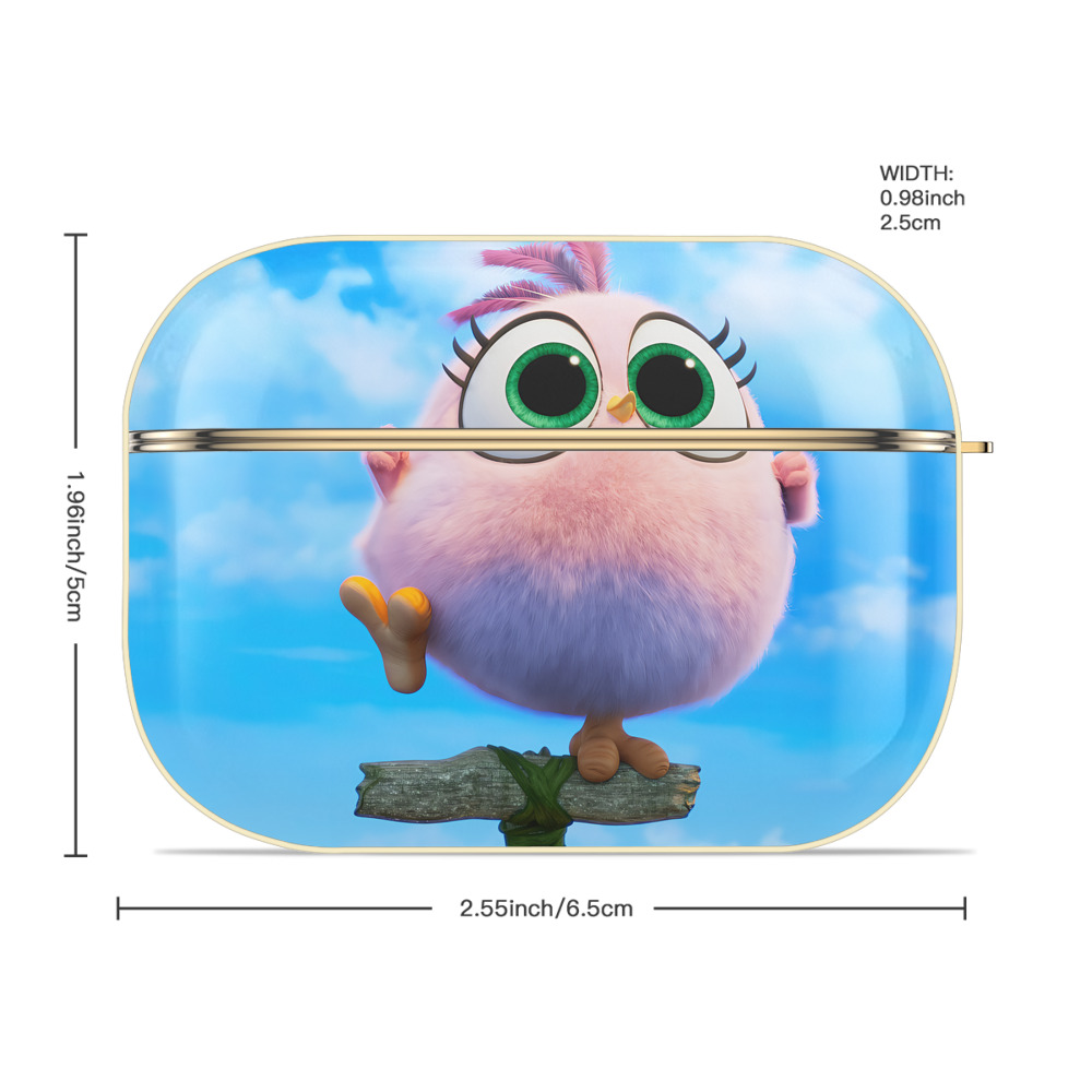 Angry Birds アングリーバード 【AirPods Pro用】ハードシェル保護ケース｜耐衝撃・防指紋・カラビナ付き商品仕様