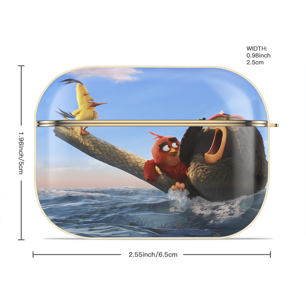 Angry Birds アングリーバード 【AirPods Pro用】ハードシェル保護ケース｜耐衝撃・防指紋・カラビナ付き商品仕様