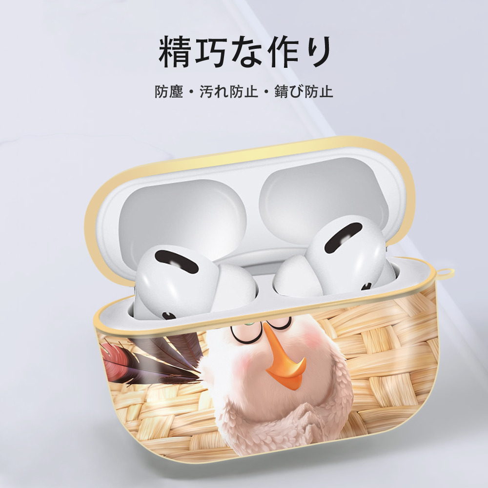 Angry Birds アングリーバード 【AirPods Pro用】ハードシェル保護ケース｜耐衝撃・防指紋・カラビナ付き商品仕様