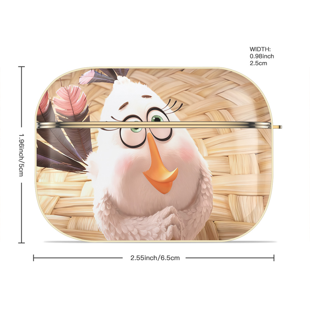Angry Birds アングリーバード 【AirPods Pro用】ハードシェル保護ケース｜耐衝撃・防指紋・カラビナ付き商品仕様