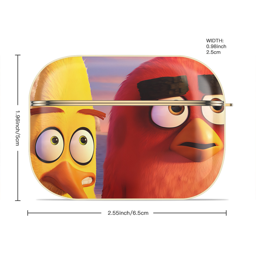 Angry Birds アングリーバード 【AirPods Pro用】ハードシェル保護ケース｜耐衝撃・防指紋・カラビナ付き商品仕様
