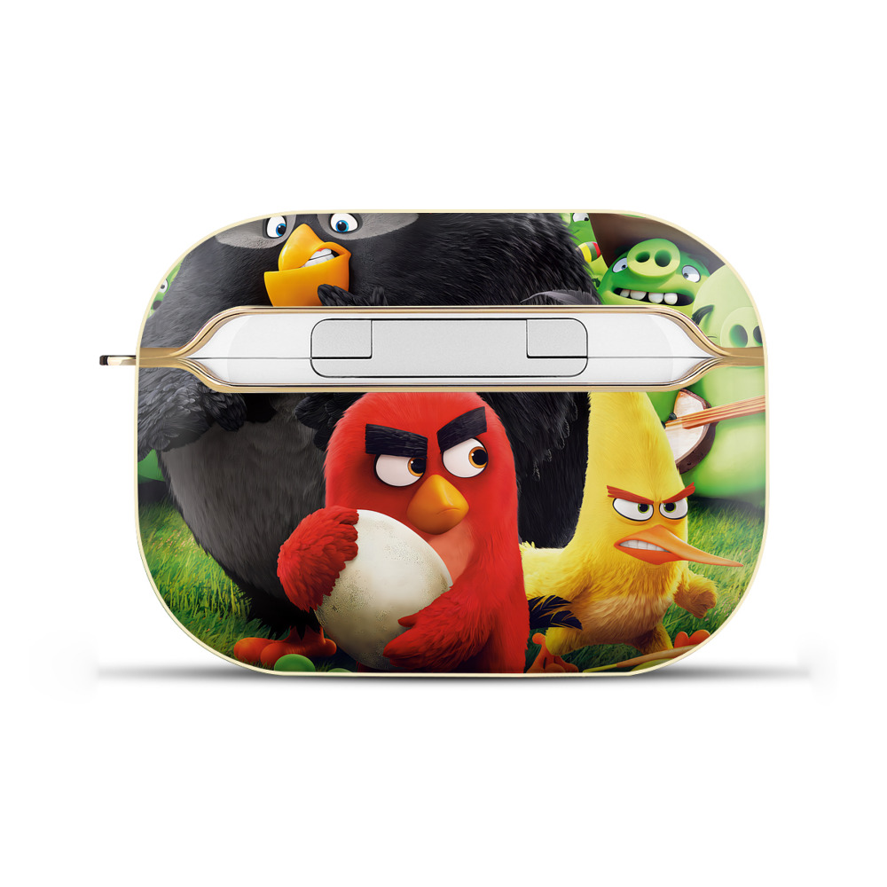 （画像用） Angry Birds アングリーバード 【AirPods Pro用】ハードシェル保護ケース｜耐衝撃・防指紋・カラビナ付き商品仕様