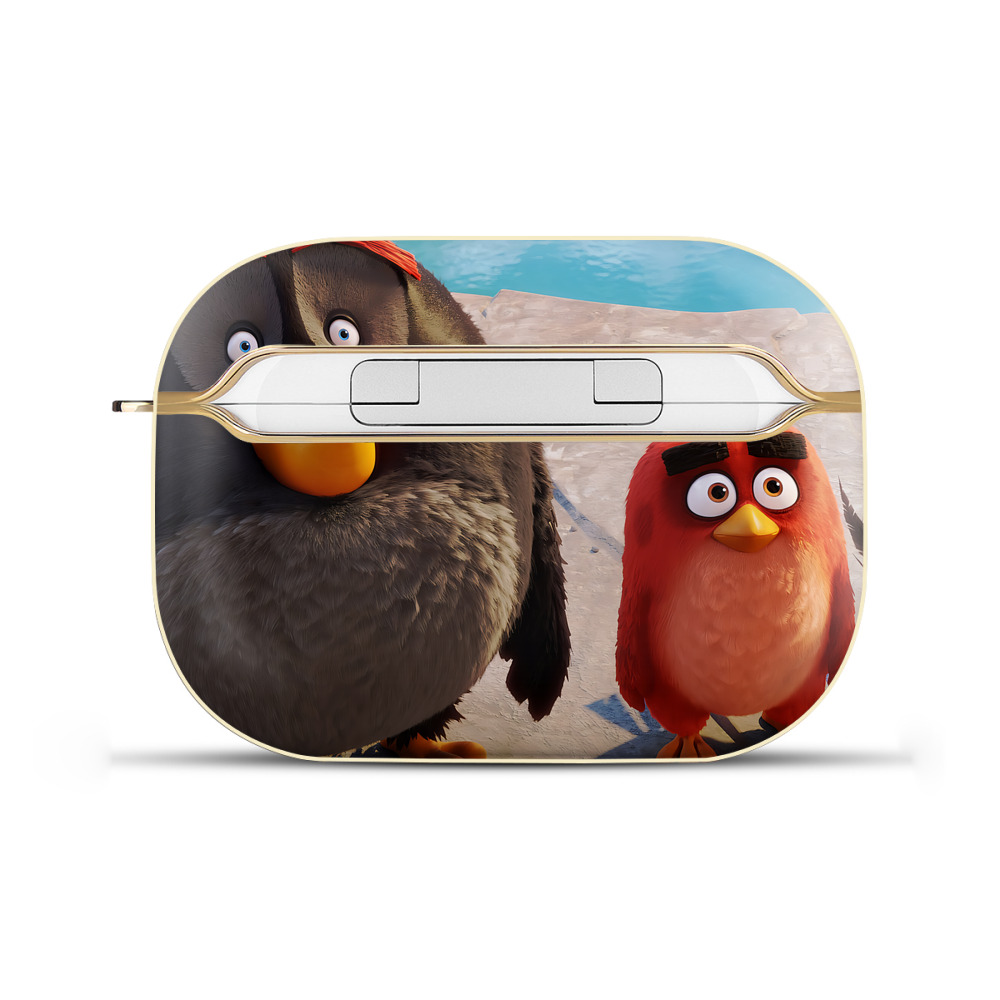 （画像用） Angry Birds アングリーバード 【AirPods Pro用】ハードシェル保護ケース｜耐衝撃・防指紋・カラビナ付き商品仕様