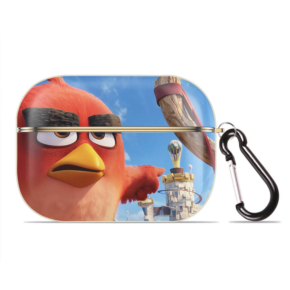 （画像用） Angry Birds アングリーバード 【AirPods Pro用】ハードシェル保護ケース｜耐衝撃・防指紋・カラビナ付き商品仕様