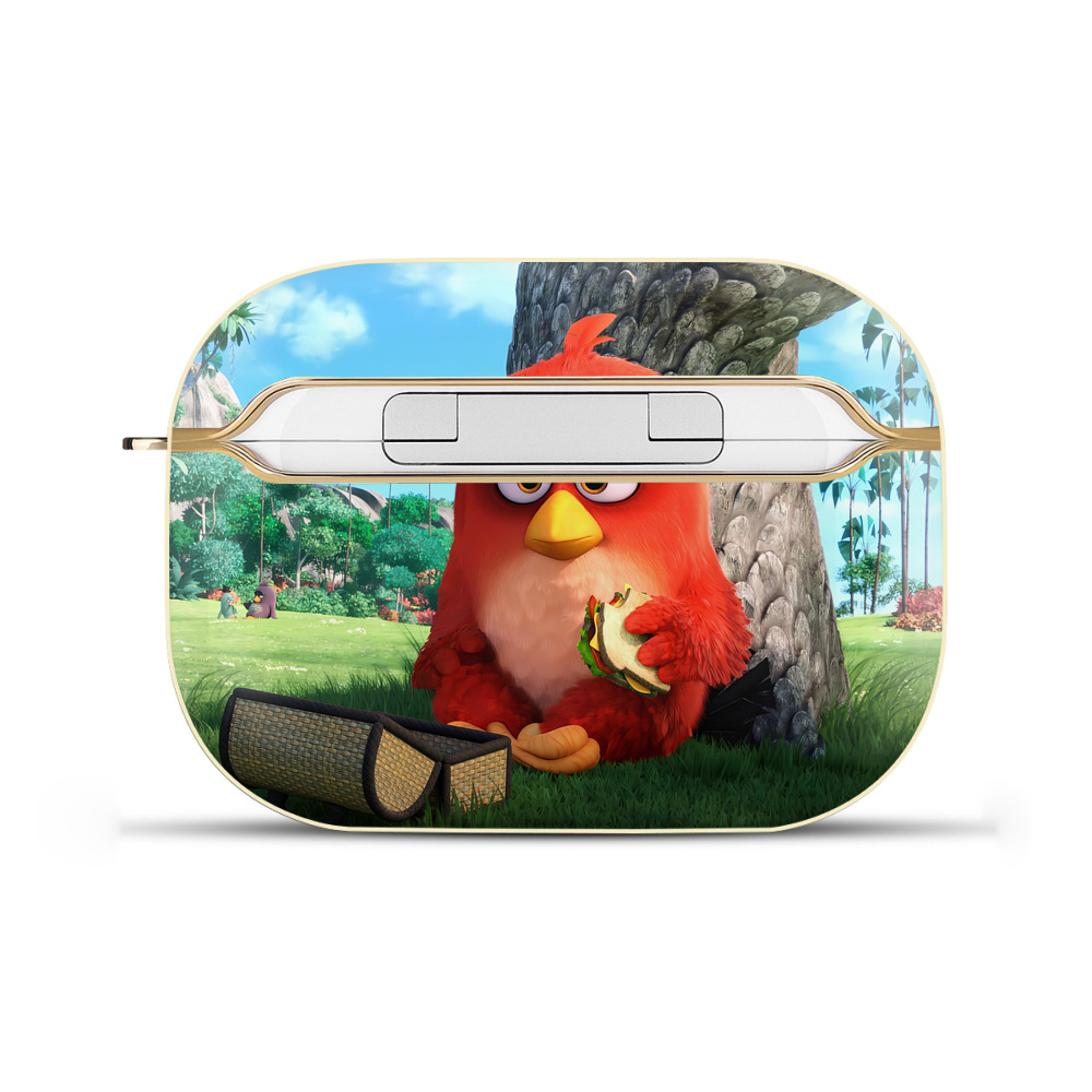 （画像用） Angry Birds アングリーバード 【AirPods Pro用】ハードシェル保護ケース｜耐衝撃・防指紋・カラビナ付き商品仕様