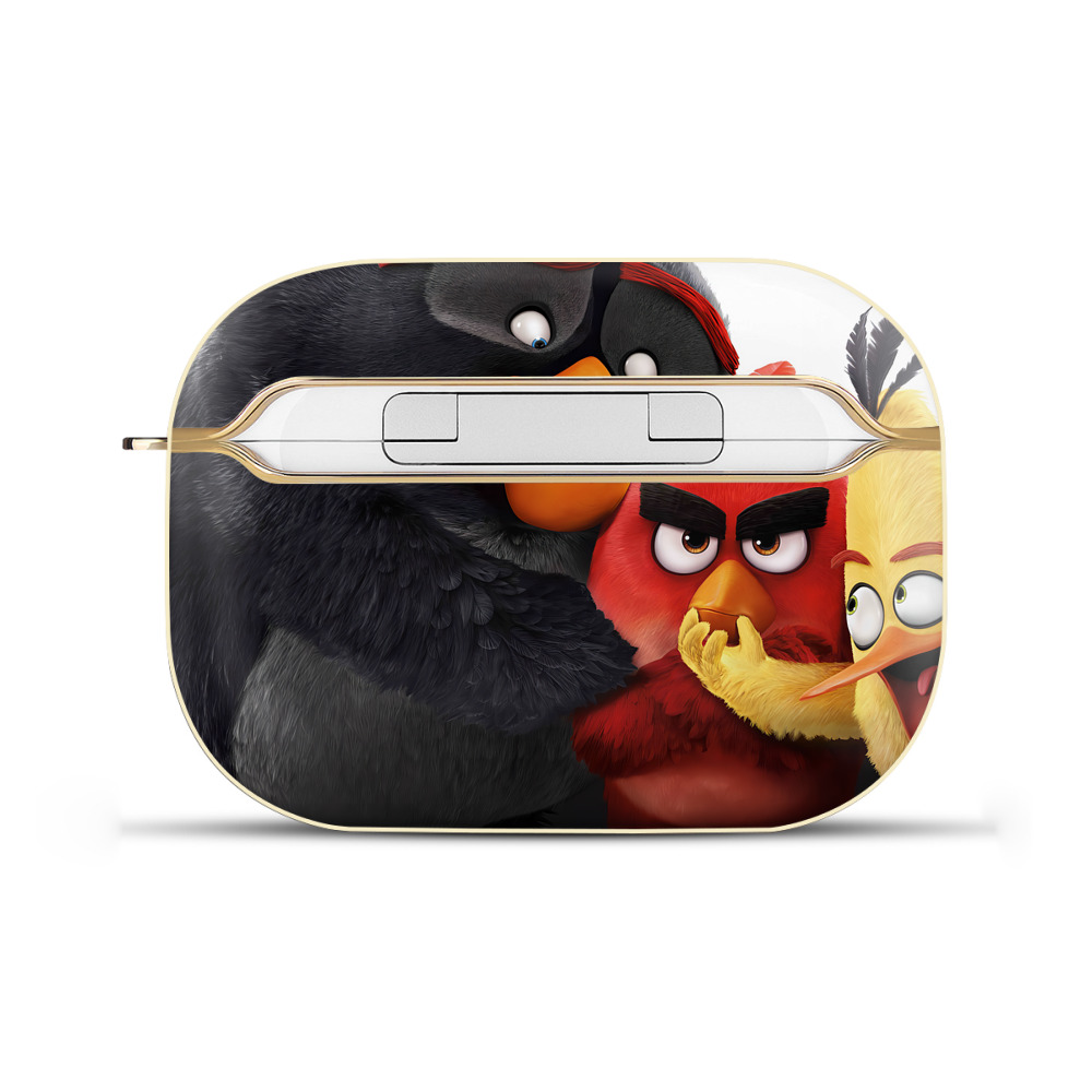 （画像用） Angry Birds アングリーバード 【AirPods Pro用】ハードシェル保護ケース｜耐衝撃・防指紋・カラビナ付き商品仕様