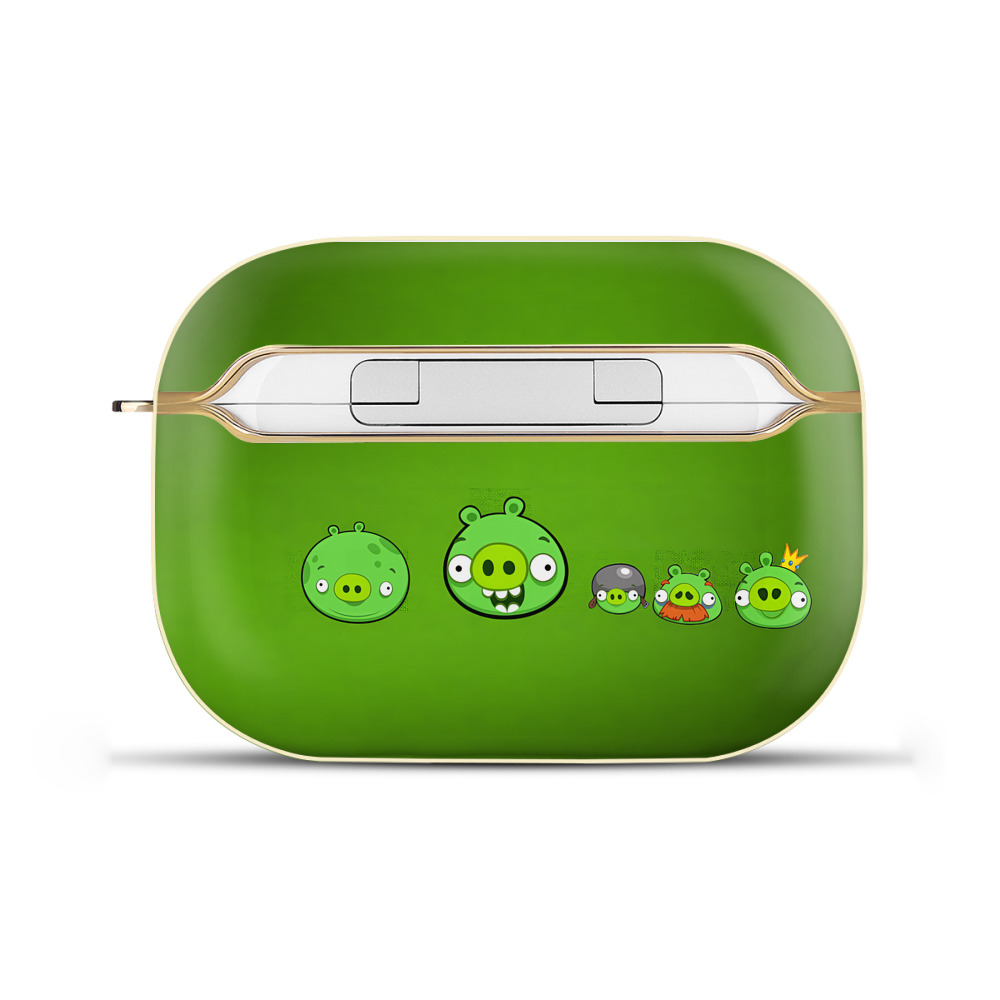 （画像用） Angry Birds アングリーバード 【AirPods Pro用】ハードシェル保護ケース｜耐衝撃・防指紋・カラビナ付き商品仕様