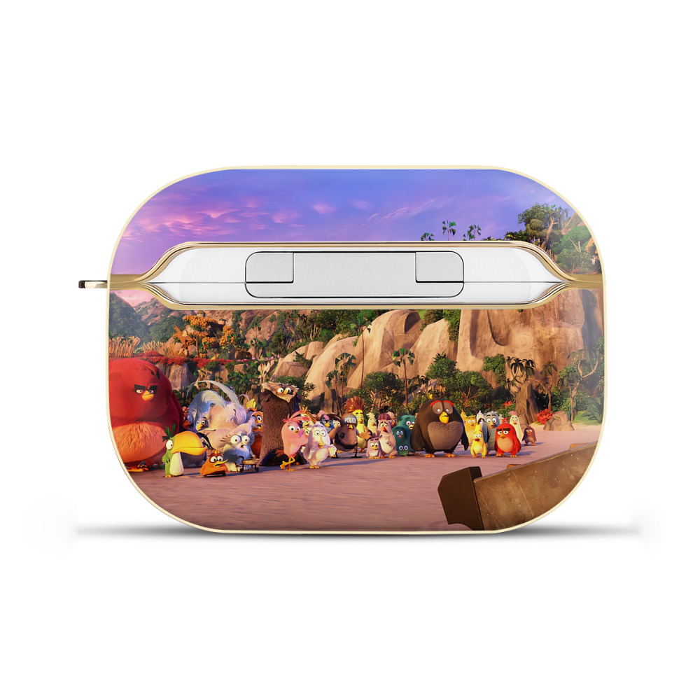 （画像用） Angry Birds アングリーバード 【AirPods Pro用】ハードシェル保護ケース｜耐衝撃・防指紋・カラビナ付き商品仕様