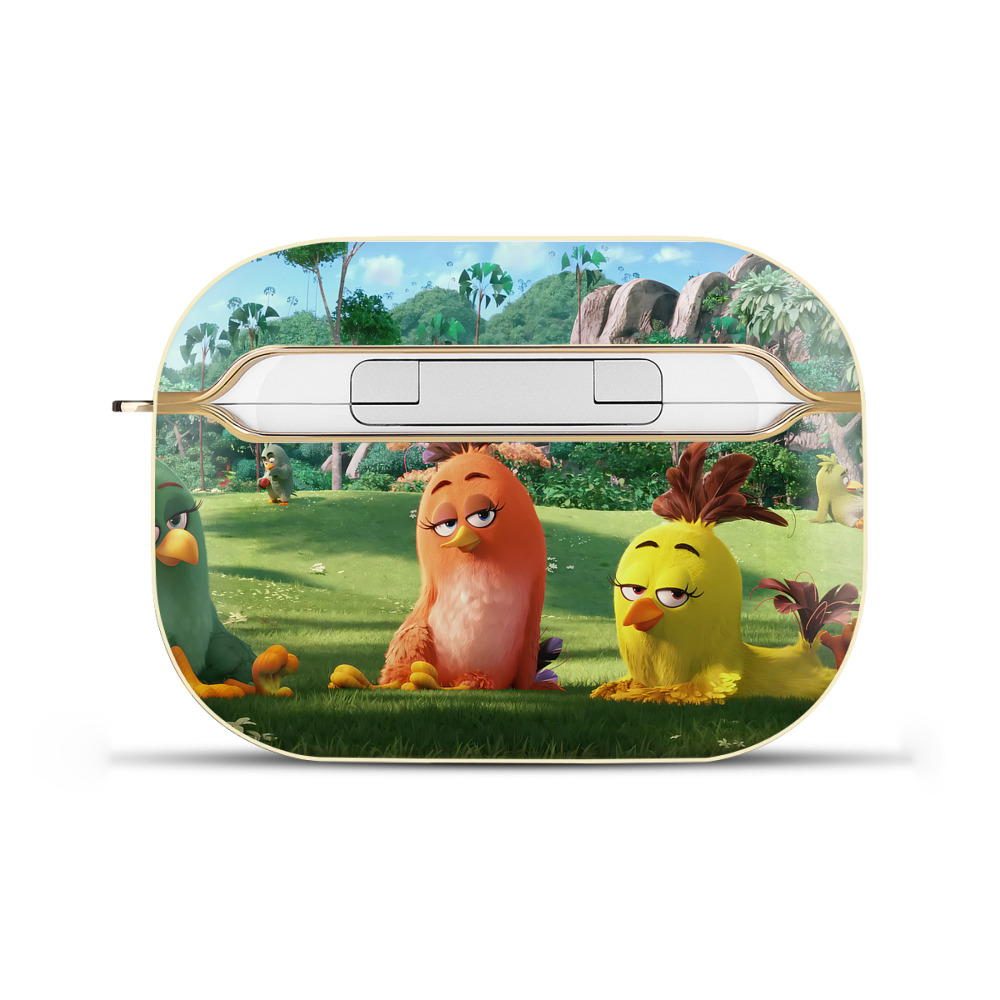 （画像用） Angry Birds アングリーバード 【AirPods Pro用】ハードシェル保護ケース｜耐衝撃・防指紋・カラビナ付き商品仕様