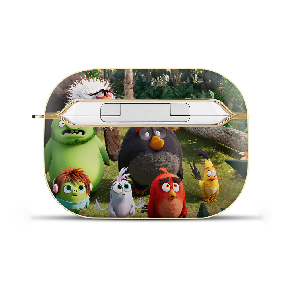 （画像用） Angry Birds アングリーバード 【AirPods Pro用】ハードシェル保護ケース｜耐衝撃・防指紋・カラビナ付き商品仕様