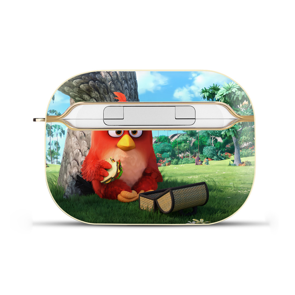 （画像用） Angry Birds アングリーバード 【AirPods Pro用】ハードシェル保護ケース｜耐衝撃・防指紋・カラビナ付き商品仕様