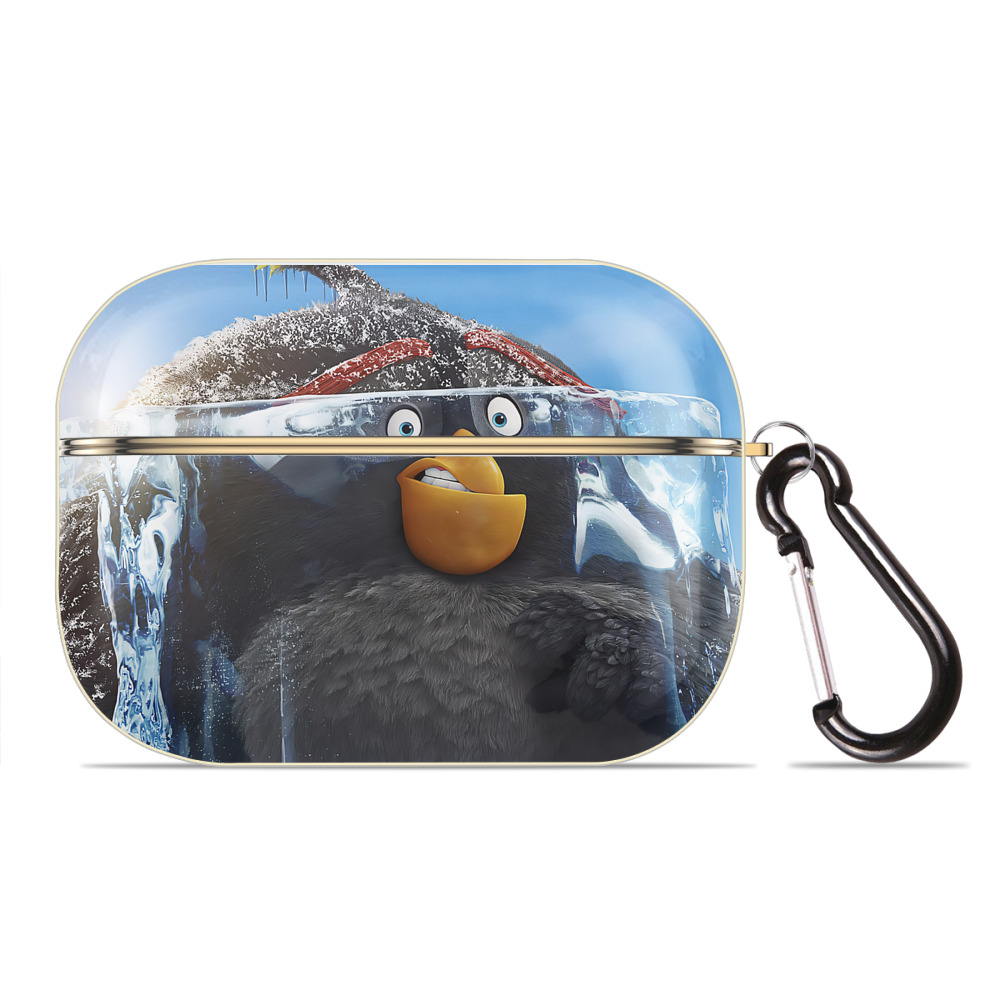 （画像用） Angry Birds アングリーバード 【AirPods Pro用】ハードシェル保護ケース｜耐衝撃・防指紋・カラビナ付き商品仕様