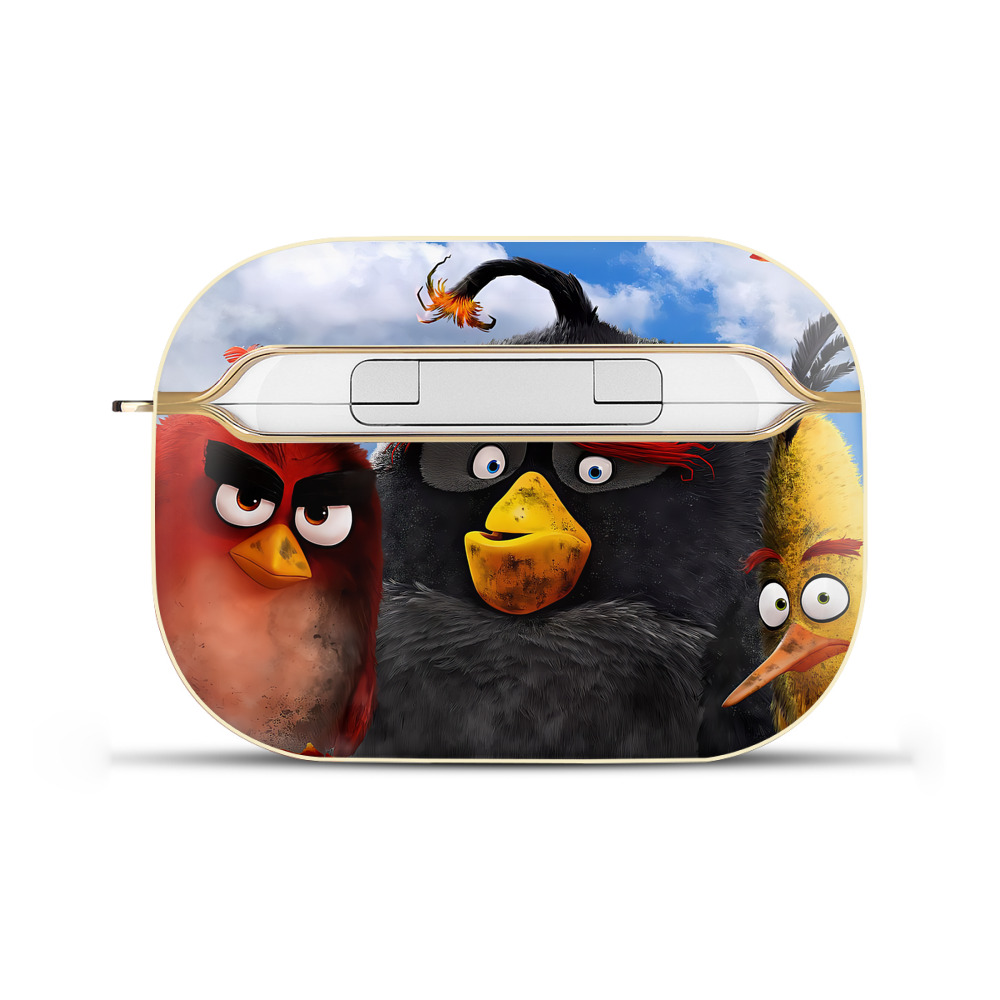 （画像用） Angry Birds アングリーバード 【AirPods Pro用】ハードシェル保護ケース｜耐衝撃・防指紋・カラビナ付き商品仕様