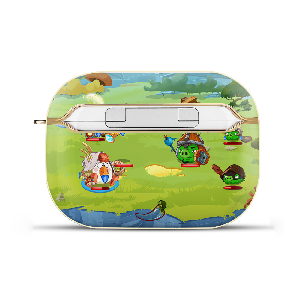 （画像用） Angry Birds アングリーバード 【AirPods Pro用】ハードシェル保護ケース｜耐衝撃・防指紋・カラビナ付き商品仕様