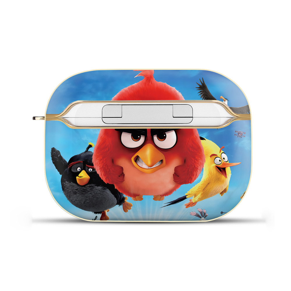 （画像用） Angry Birds アングリーバード 【AirPods Pro用】ハードシェル保護ケース｜耐衝撃・防指紋・カラビナ付き商品仕様