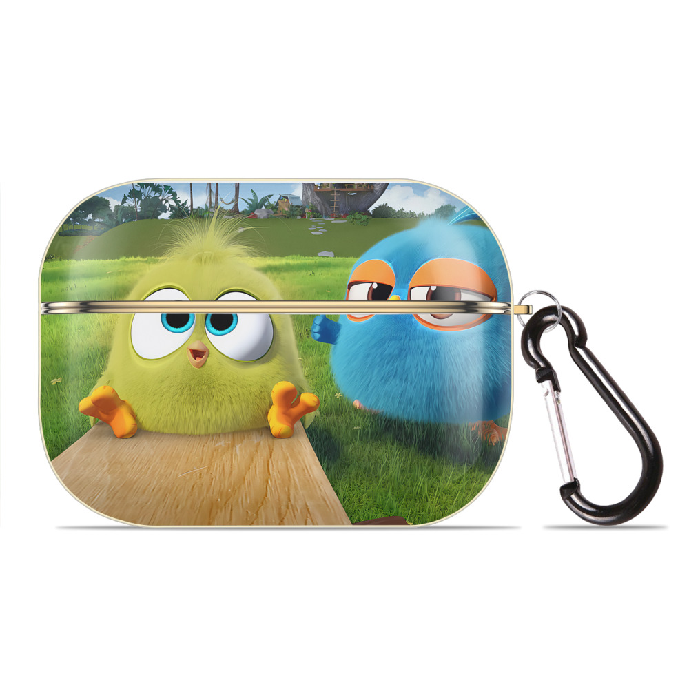 （画像用） Angry Birds アングリーバード 【AirPods Pro用】ハードシェル保護ケース｜耐衝撃・防指紋・カラビナ付き商品仕様
