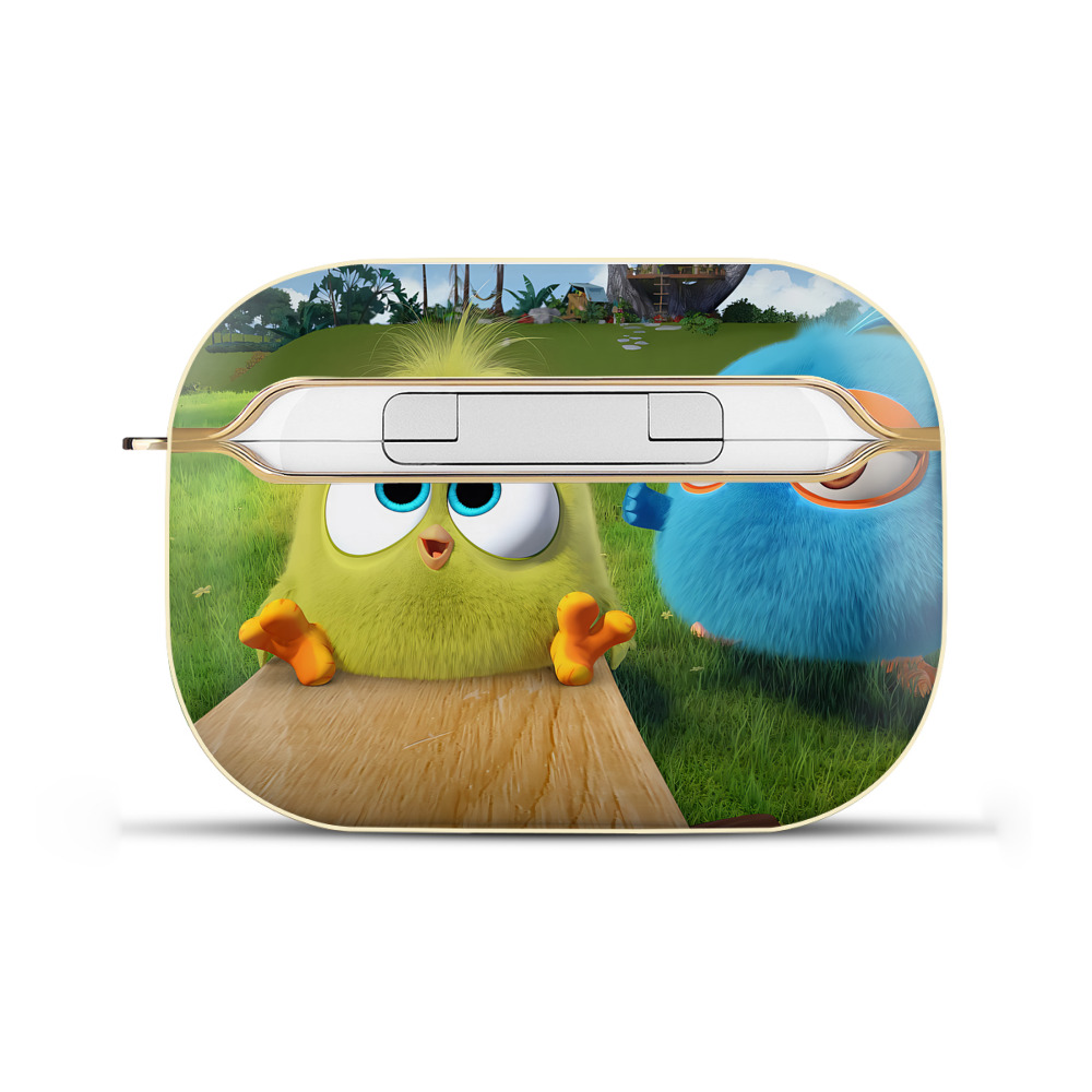（画像用） Angry Birds アングリーバード 【AirPods Pro用】ハードシェル保護ケース｜耐衝撃・防指紋・カラビナ付き商品仕様