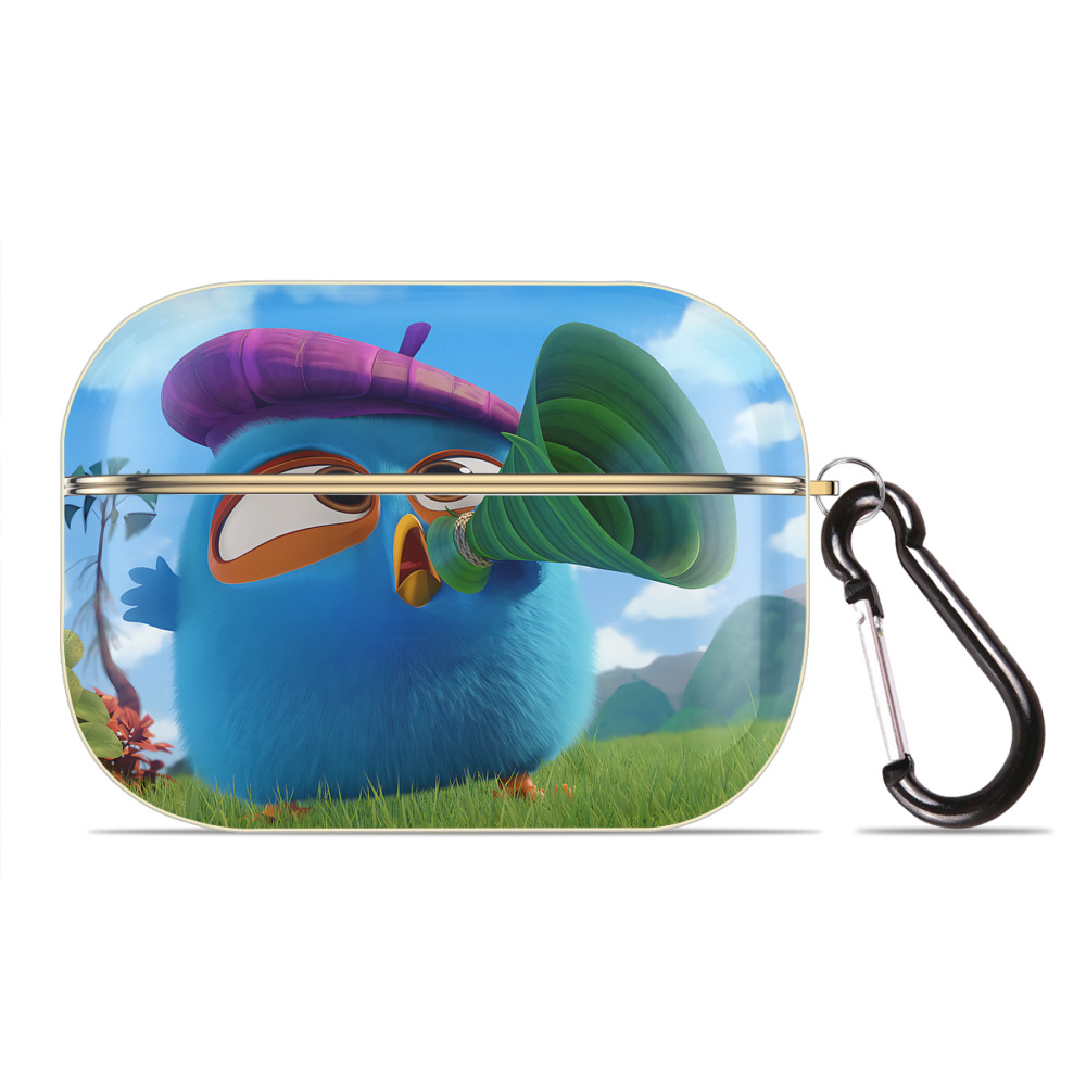 （画像用） Angry Birds アングリーバード 【AirPods Pro用】ハードシェル保護ケース｜耐衝撃・防指紋・カラビナ付き商品仕様