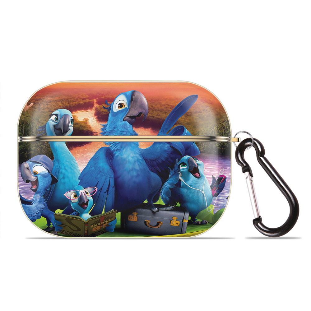 （画像用） Angry Birds アングリーバード 【AirPods Pro用】ハードシェル保護ケース｜耐衝撃・防指紋・カラビナ付き商品仕様