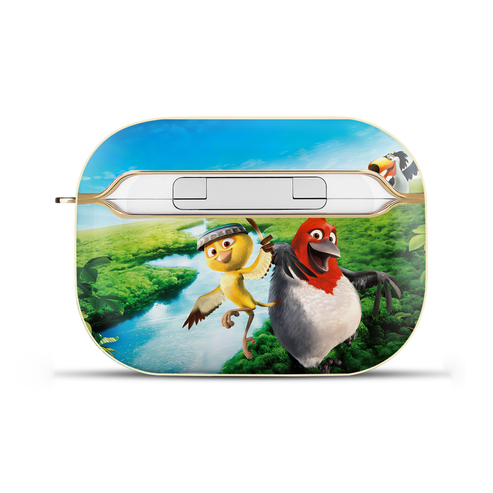 （画像用） Angry Birds アングリーバード 【AirPods Pro用】ハードシェル保護ケース｜耐衝撃・防指紋・カラビナ付き商品仕様