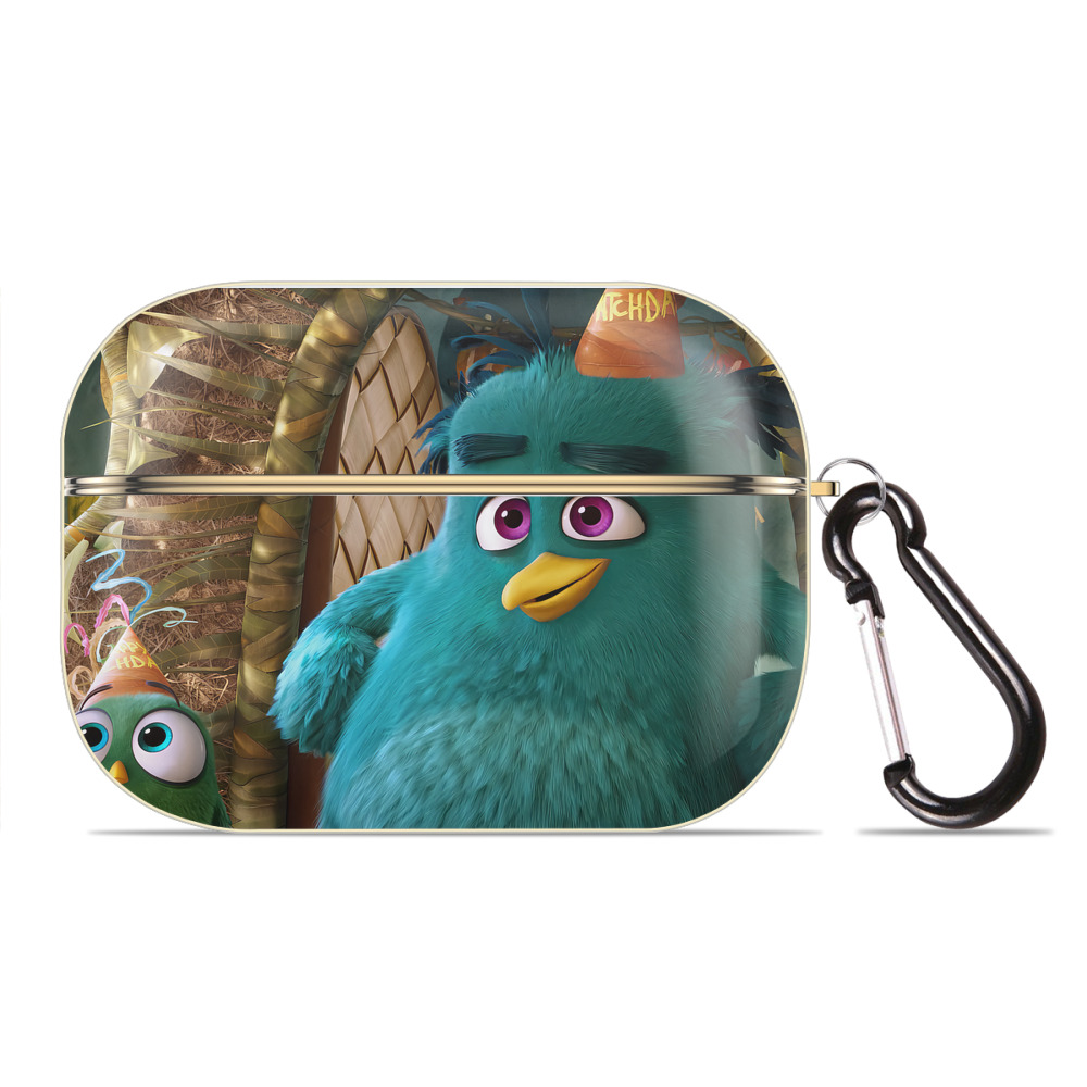 （画像用） Angry Birds アングリーバード 【AirPods Pro用】ハードシェル保護ケース｜耐衝撃・防指紋・カラビナ付き商品仕様