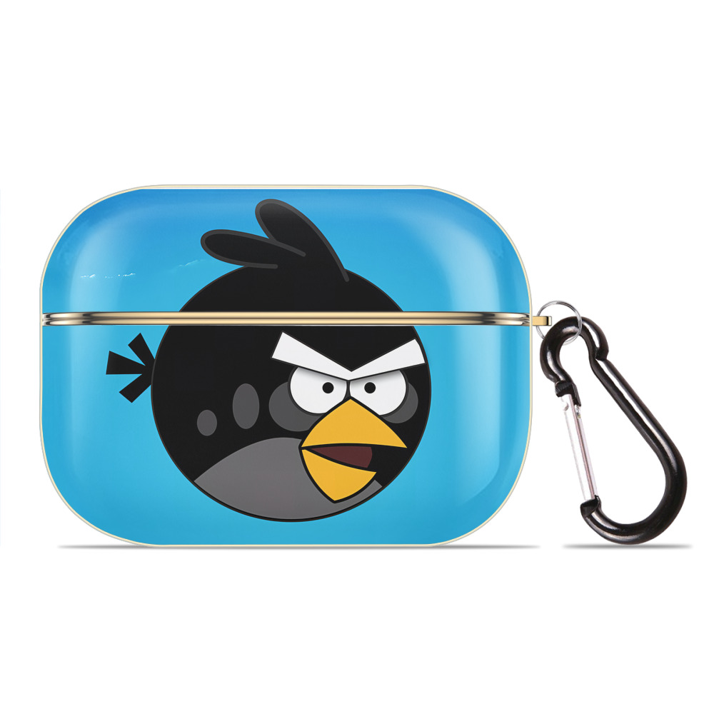 （画像用） Angry Birds アングリーバード 【AirPods Pro用】ハードシェル保護ケース｜耐衝撃・防指紋・カラビナ付き商品仕様