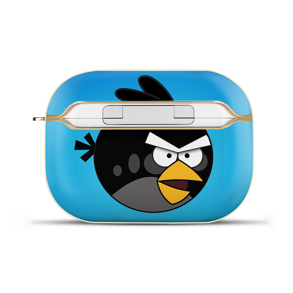 （画像用） Angry Birds アングリーバード 【AirPods Pro用】ハードシェル保護ケース｜耐衝撃・防指紋・カラビナ付き商品仕様