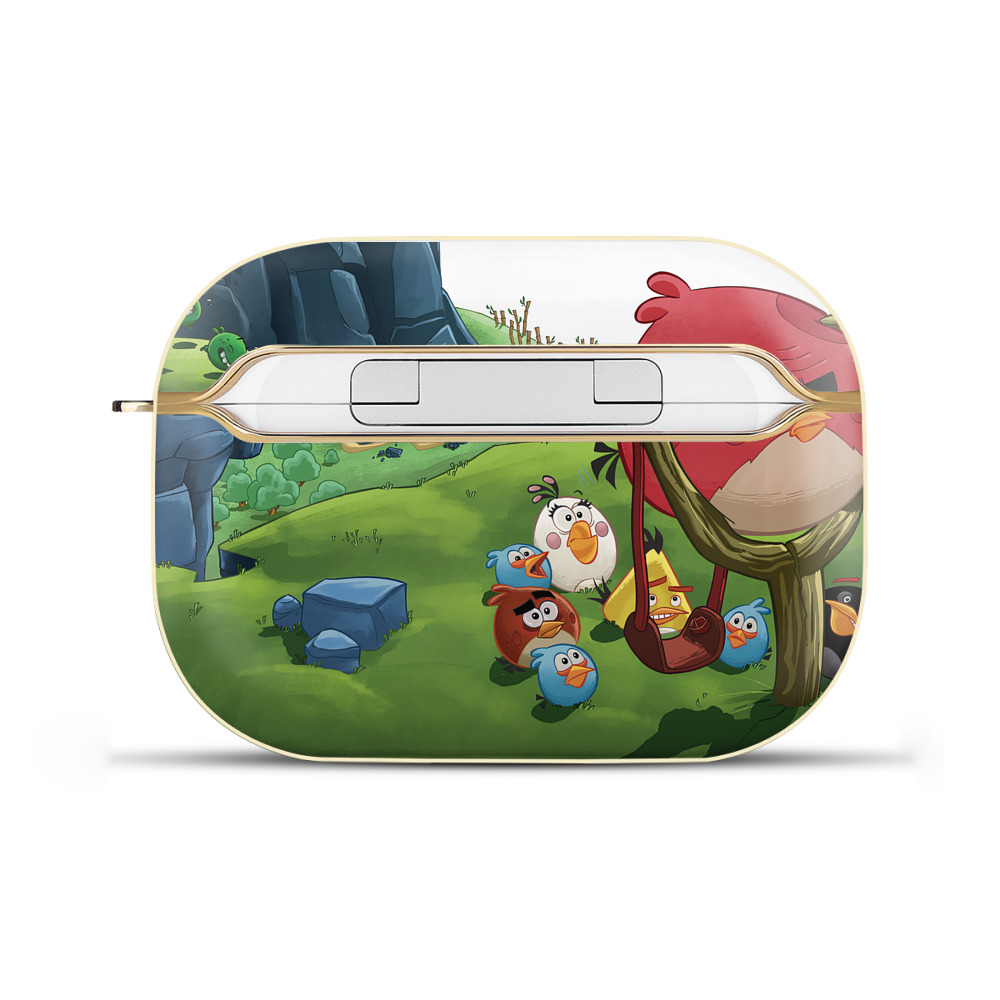 （画像用） Angry Birds アングリーバード 【AirPods Pro用】ハードシェル保護ケース｜耐衝撃・防指紋・カラビナ付き商品仕様