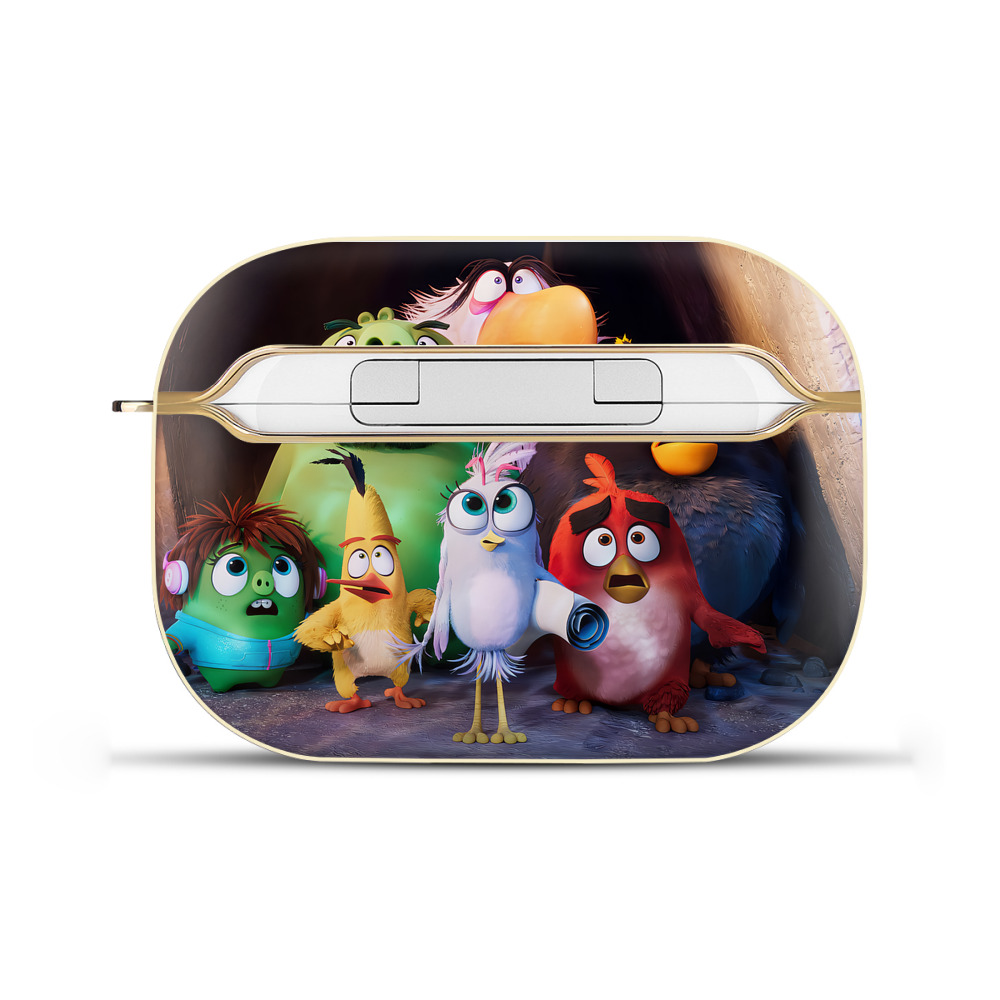 （画像用） Angry Birds アングリーバード 【AirPods Pro用】ハードシェル保護ケース｜耐衝撃・防指紋・カラビナ付き商品仕様