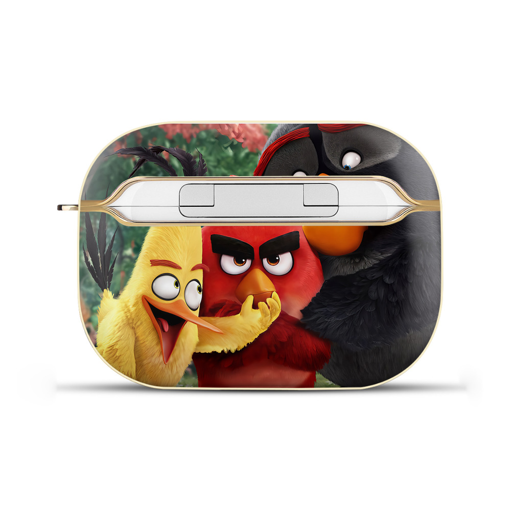 （画像用） Angry Birds アングリーバード 【AirPods Pro用】ハードシェル保護ケース｜耐衝撃・防指紋・カラビナ付き商品仕様
