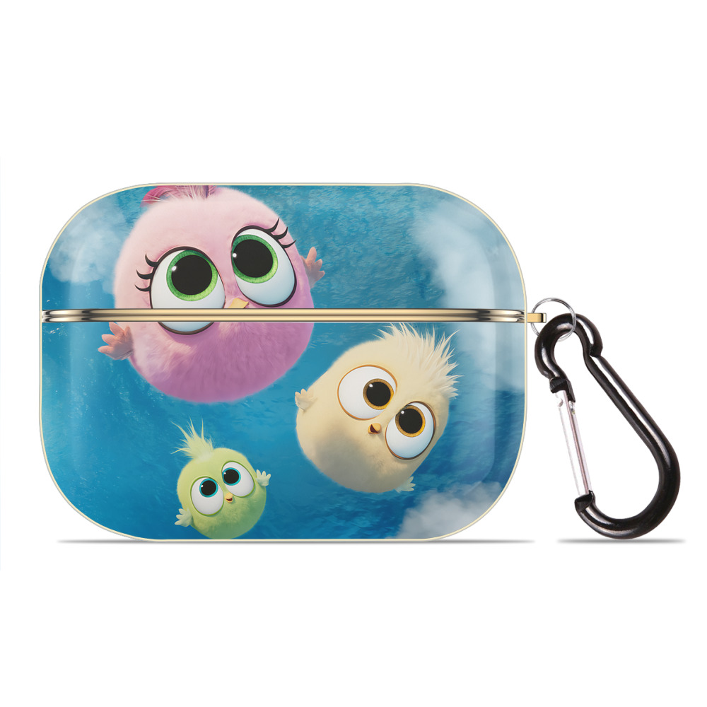 （画像用） Angry Birds アングリーバード 【AirPods Pro用】ハードシェル保護ケース｜耐衝撃・防指紋・カラビナ付き商品仕様