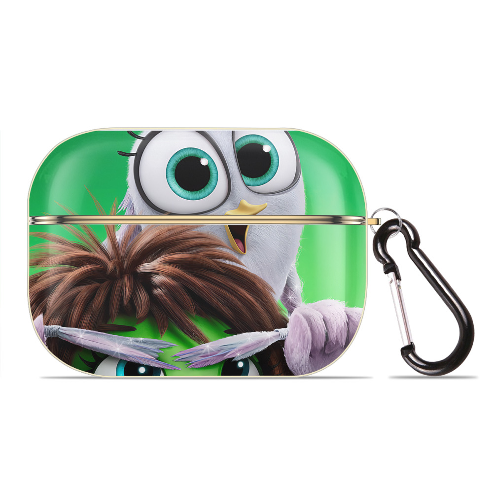 （画像用） Angry Birds アングリーバード 【AirPods Pro用】ハードシェル保護ケース｜耐衝撃・防指紋・カラビナ付き商品仕様