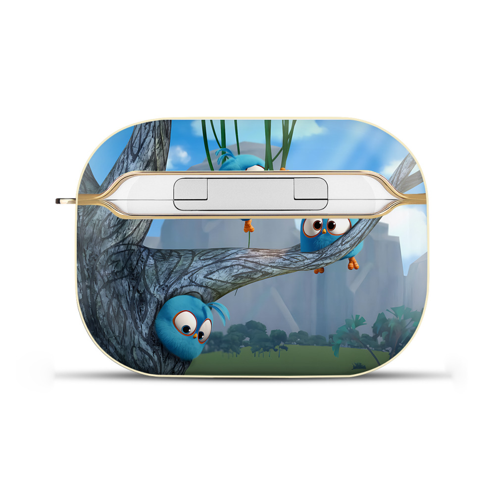 （画像用） Angry Birds アングリーバード 【AirPods Pro用】ハードシェル保護ケース｜耐衝撃・防指紋・カラビナ付き商品仕様