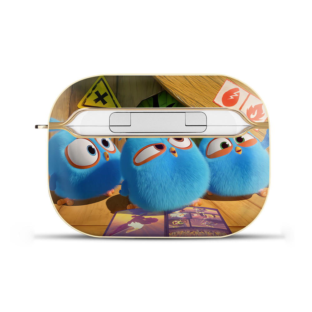 （画像用） Angry Birds アングリーバード 【AirPods Pro用】ハードシェル保護ケース｜耐衝撃・防指紋・カラビナ付き商品仕様