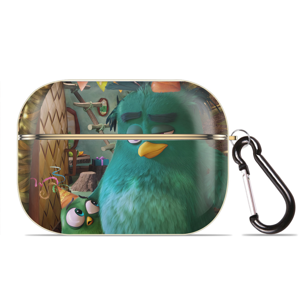 （画像用） Angry Birds アングリーバード 【AirPods Pro用】ハードシェル保護ケース｜耐衝撃・防指紋・カラビナ付き商品仕様
