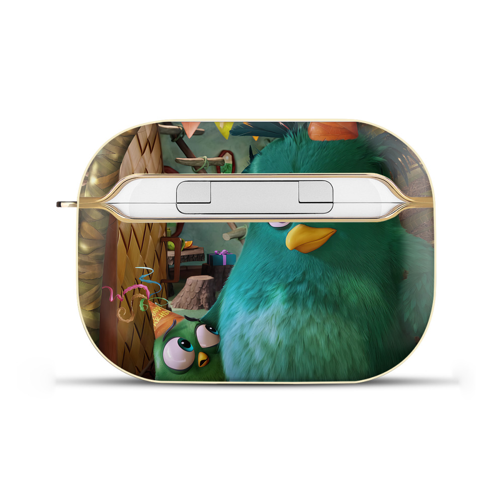 （画像用） Angry Birds アングリーバード 【AirPods Pro用】ハードシェル保護ケース｜耐衝撃・防指紋・カラビナ付き商品仕様
