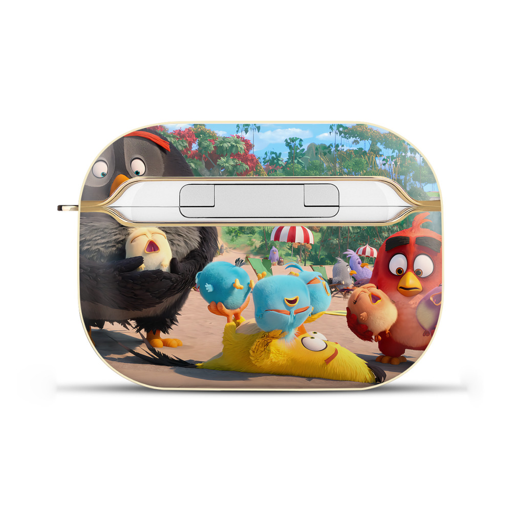 （画像用） Angry Birds アングリーバード 【AirPods Pro用】ハードシェル保護ケース｜耐衝撃・防指紋・カラビナ付き商品仕様