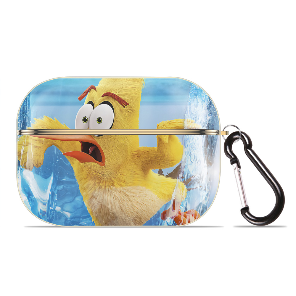（画像用） Angry Birds アングリーバード 【AirPods Pro用】ハードシェル保護ケース｜耐衝撃・防指紋・カラビナ付き商品仕様