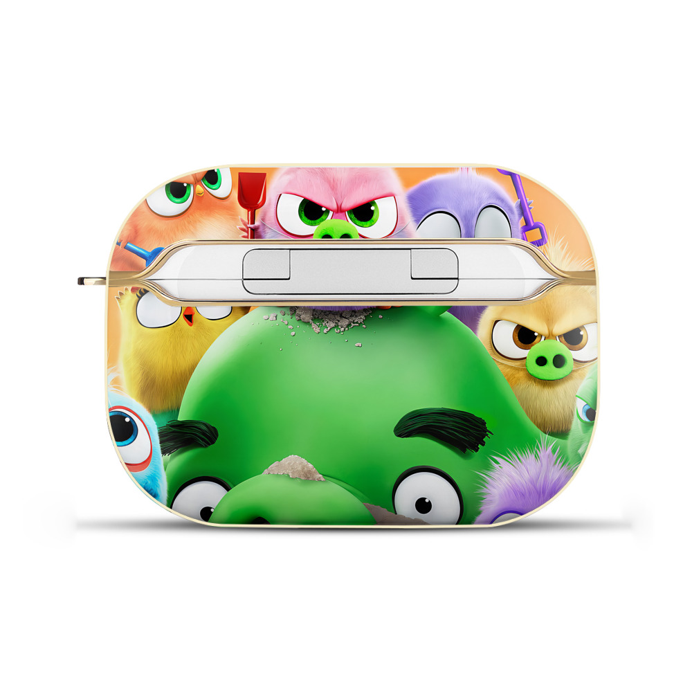 （画像用） Angry Birds アングリーバード 【AirPods Pro用】ハードシェル保護ケース｜耐衝撃・防指紋・カラビナ付き商品仕様