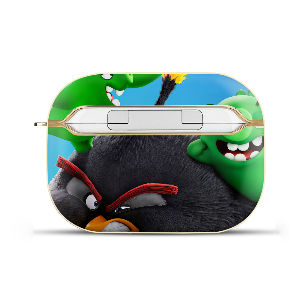 （画像用） Angry Birds アングリーバード 【AirPods Pro用】ハードシェル保護ケース｜耐衝撃・防指紋・カラビナ付き商品仕様