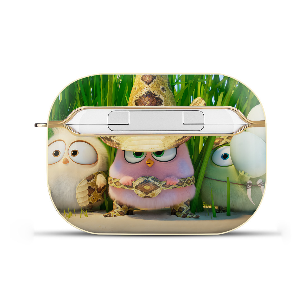 （画像用） Angry Birds アングリーバード 【AirPods Pro用】ハードシェル保護ケース｜耐衝撃・防指紋・カラビナ付き商品仕様