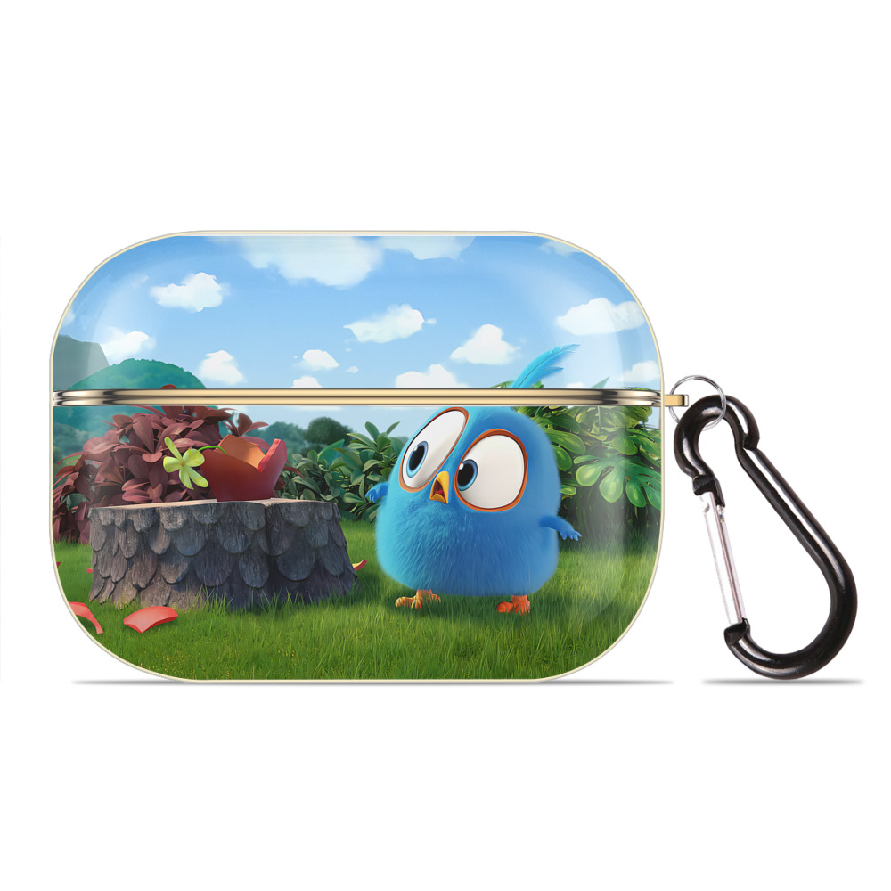 （画像用） Angry Birds アングリーバード 【AirPods Pro用】ハードシェル保護ケース｜耐衝撃・防指紋・カラビナ付き商品仕様
