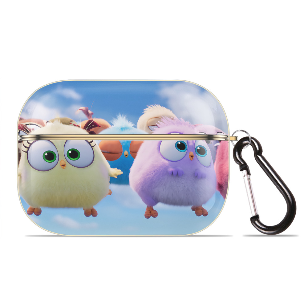 （画像用） Angry Birds アングリーバード 【AirPods Pro用】ハードシェル保護ケース｜耐衝撃・防指紋・カラビナ付き商品仕様