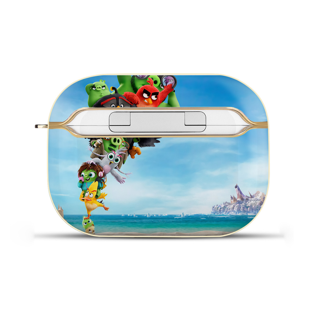 （画像用） Angry Birds アングリーバード 【AirPods Pro用】ハードシェル保護ケース｜耐衝撃・防指紋・カラビナ付き商品仕様